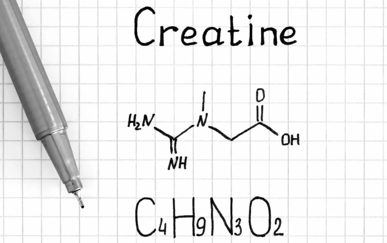 Молекулярная структура креатина.
