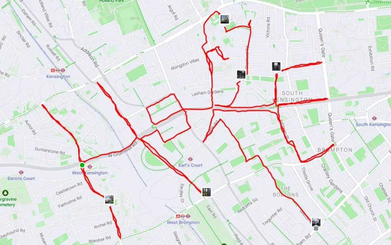 In Search Of Hope - Strava Art For Beginners